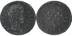 World Coins - France, Louis XIV, Denier Tournois, Paris, Copper, , Gadoury:70