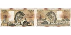 World Coins - France, 500 Francs, Pascal, 1977-02-03, M.6749539, VF(20-25)