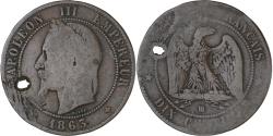 World Coins - Coin, France, Napoleon III, Napoléon III, 10 Centimes, 1863, Strasbourg