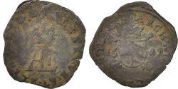 World Coins - Coin, Spanish Netherlands, Flanders, 2 Denier, 8 Mites, 1609, Antwerp