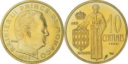 World Coins - Coin, Monaco, 10 Centimes, 1962, Paris, , Cupro-Aluminium, KM:E43