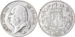 World Coins - Coin, France, Louis XVIII, 5 Francs, 1822, Bordeaux, , Silver