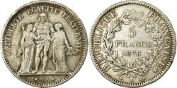 World Coins - Coin, France, Hercule, 5 Francs, 1876, Bordeaux, , Silver, KM:820.2
