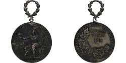 World Coins - France, Medal, Délégation Cantonale de Poissy, Certificat d'Etudes, 1910