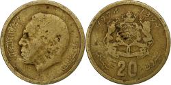 World Coins - Morocco, 20 Santimat, 1974/AH1394