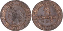World Coins - Coin, Belgium, Cérès, 2 Centimes, 1897, Paris, , Bronze, KM:827.1