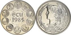 World Coins - France, Medal, Ecu Europa, Marianne, Politics, 1985, Rodier,