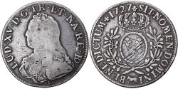 World Coins - Coin, France, Louis XV, Écu de Béarn aux branches d'olivier, Ecu, 1727, Pau