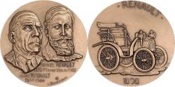 World Coins - France, Medal, The Fifth Republic, Automobile, , Bronze