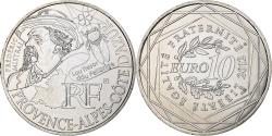 World Coins - France, 10 Euro, Provence-Alpes-Côte d'Azur, 2012, MDP, Silver,