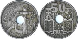 World Coins - Spain, 50 Centimos, 1954