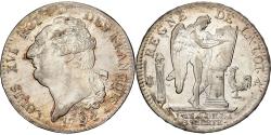 World Coins - France, Louis XVI, Ecu de 6 Livres, Génie, 1792 / AN 4, Paris, Silver