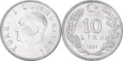 World Coins - Coin, Turkey, 10 Lira, 1987, , Aluminum, KM:964