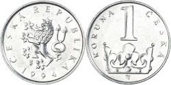 World Coins - Coin, Czech Republic, Koruna, 1994