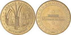 World Coins - France, Token, Tourist Token, 95/ Abbaye Royale de Royaumont, 2007, Monnaie de