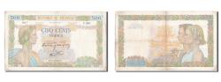 World Coins - Banknote, France, 500 Francs, 500 F 1940-1944 ''La Paix'', 1940, 1940-06-20