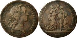 World Coins - France, Token, Royal, 1744, , Copper, Feuardent:2510