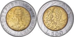 World Coins - Coin, San Marino, 500 Lire, 1999, Rome, , Bi-Metallic, KM:394