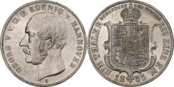 World Coins - Kingdom of Hannover, Georg V, Thaler, 1855, Hannover, Silver, , KM:220