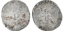 World Coins - France, Charles V, Blanc au K, 1365-1380, Billon, , Duplessy:363