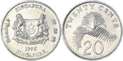 World Coins - Coin, Singapore, 20 Cents, 1996