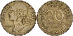 World Coins - France, 20 Centimes, Marianne, 1983, Paris, Aluminum-Bronze, , Le