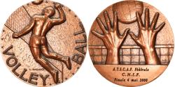 World Coins - France, Medal, Volley-Ball, A.T.S.C.A.F Fédérale C.N.I.F, Finale, Sports &