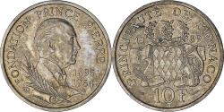 World Coins - Monaco, Rainier III, 10 Francs, 1989, , Nickel-Aluminum-Bronze, KM:162
