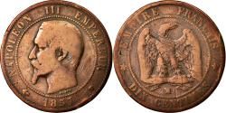World Coins - Coin, France, Napoleon III, Napoléon III, 10 Centimes, 1857, Marseille