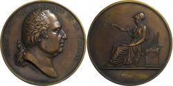 World Coins - France, Medal, Louis XVIII, Pallas Athena, n.d., Bronze, Gayrard/Andrieu