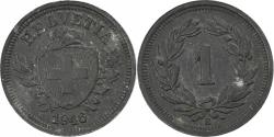 World Coins - Switzerland, Rappen, 1946, Bern, Zinc, , KM:3a