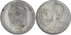 World Coins - Czechoslovakia, 2 Koruny, 1975