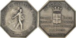 World Coins - France, Token, Caisse d'Épargne de Tourcoing, 1937, , Silver