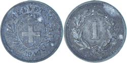 World Coins - Coin, Switzerland, Croix Suisse, Centime, 1942, Bern, , Zinc