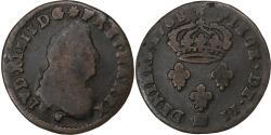World Coins - France, Louis XIV, 2 Deniers, 1708, Strasbourg, Copper, , Gadoury:72