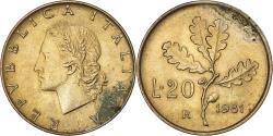 World Coins - Coin, Italy, 20 Lire, 1981, Rome, , Aluminum-Bronze, KM:97.2