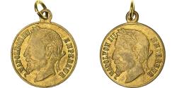 World Coins - France, Medal, Napoleon III , Empereur, Brass,