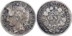 World Coins - France, 20 Centimes, Cérès, 1851, Paris, Silver, , Gadoury:303