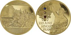 World Coins - France, Medal, Révolution Française, Prise de la Bastille, , Copper Gilt