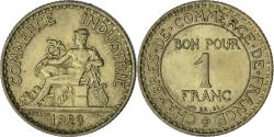 World Coins - Coin, France, Chambre de commerce, Franc, 1923, Paris, Bon pour 1 Franc