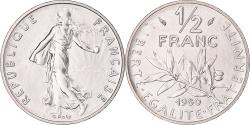 World Coins - Coin, France, Semeuse, 1/2 Franc, 1980, Paris, , Nickel, KM:931.1