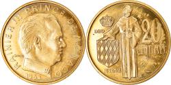World Coins - Coin, Monaco, Rainier III, 20 Centimes, 1962, Paris, ESSAI,