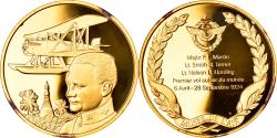 World Coins - France, Medal, Premier Vol autour du Monde, Aviation, , Vermeil