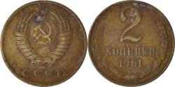World Coins - Coin, Russia, 2 Kopeks, 1961
