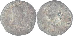 World Coins - Coin, France, Henri III, Double Tournois, n.d. (1574-1589), Paris,