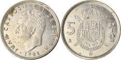 World Coins - Coin, Spain, Juan Carlos I, 5 Pesetas, 1984, , Copper-nickel, KM:823