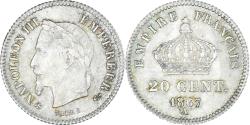 World Coins - Coin, France, 20 Centimes, 1867
