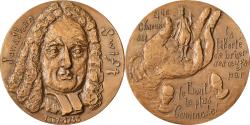 World Coins - France, Medal, Jonathan Swift, 1966, MDP, Bronze, Quérolle,
