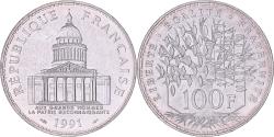 World Coins - France, 100 Francs, Panthéon, 1991, MDP, Silver, , Gadoury:898