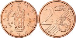 World Coins - San Marino, 2 Euro Cent, 2012, Rome, BU, , Copper Plated Steel, KM:441